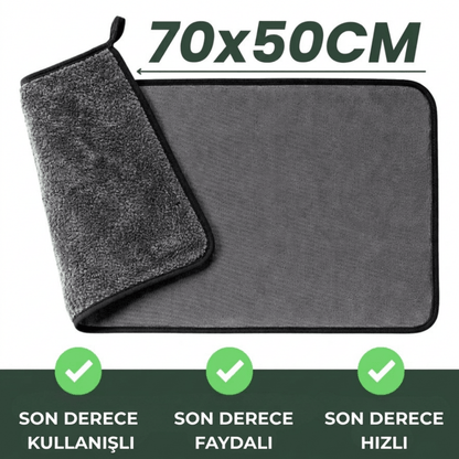 PluuneClothXXL (70x50 cm) – Sadece Su ile İz Bırakmayan Temizlik