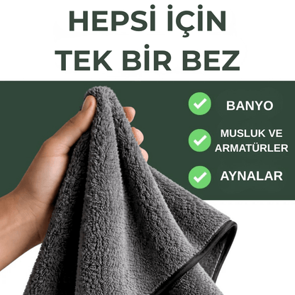 PluuneClothXXL (70x50 cm) – Sadece Su ile İz Bırakmayan Temizlik