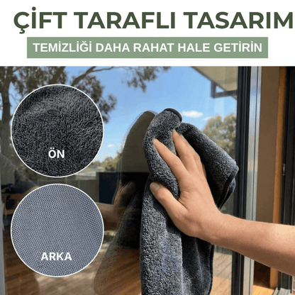 PluuneClothXXL (70x50 cm) – Sadece Su ile İz Bırakmayan Temizlik